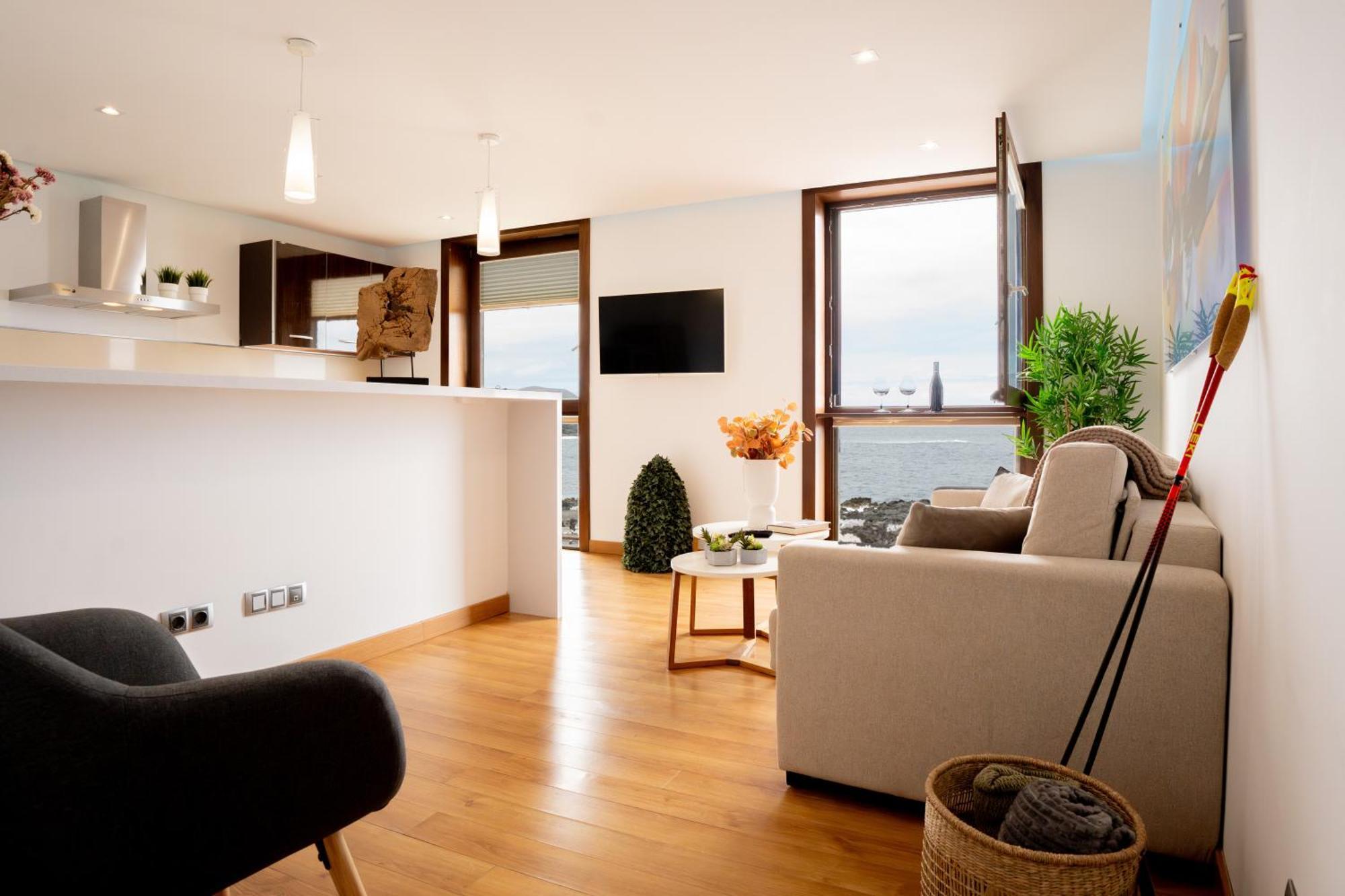 Modern Sea Front Apartment In Garachico 3 Extérieur photo
